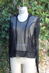 Black Mesh Hoodie Pullover - Insect Repellent Clothing - Peskys 